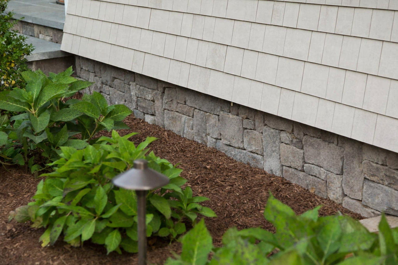 Stone veneer installation in Hoover, AL