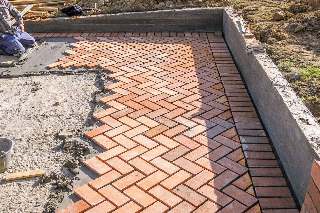 Walkway construction in Hoover, AL
